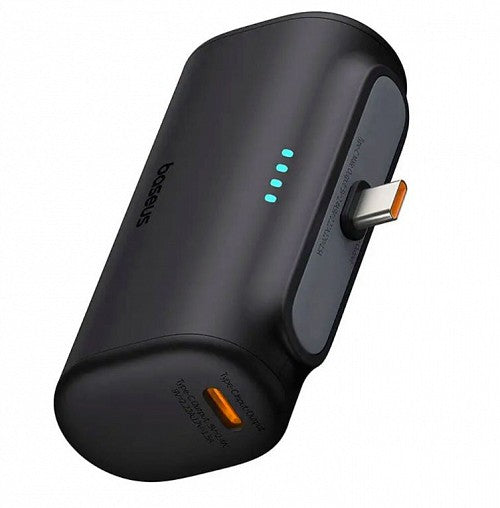 Baseus Powerbank 20W 5000mAh Plug-In USB-C 20W Black