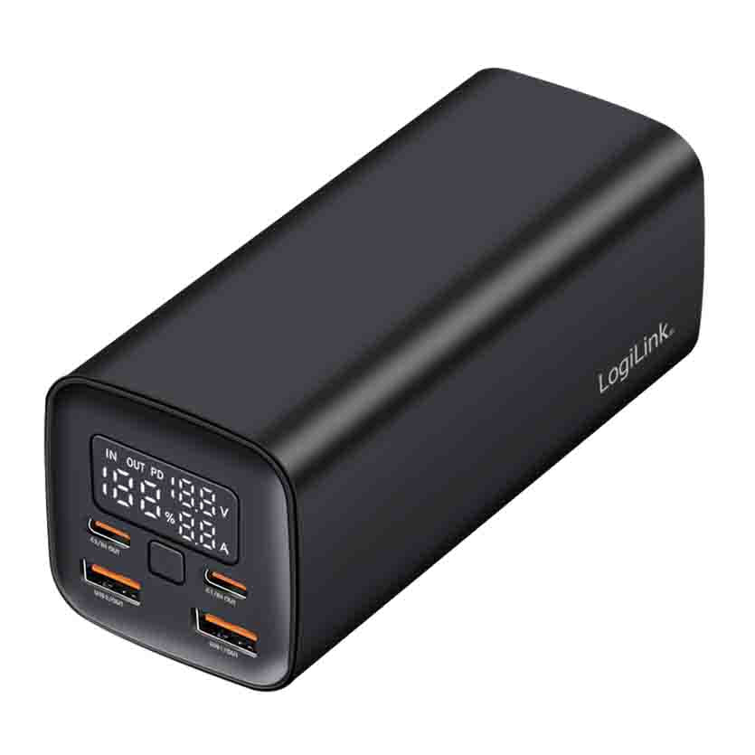 LOGILINK PA0350 POWERBANK 20000mAh, QC3.0 &PD3.0 65W, BLACK