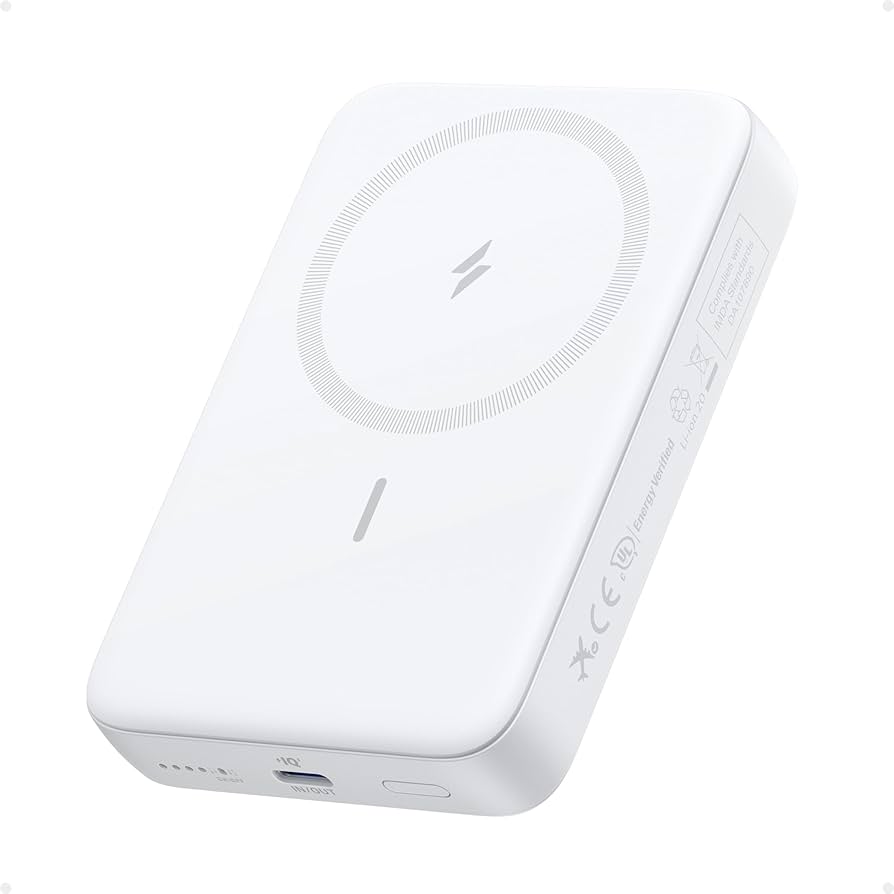 Anker Mobile Powerbank 10000 MagGo Zolo Wireless with 30W USB-C White