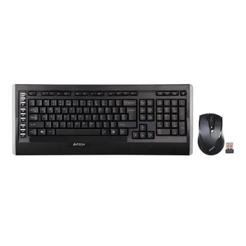 A4TECH 9300F COMBO KEYBOARD & MOUSE SET W/LESS BLACK