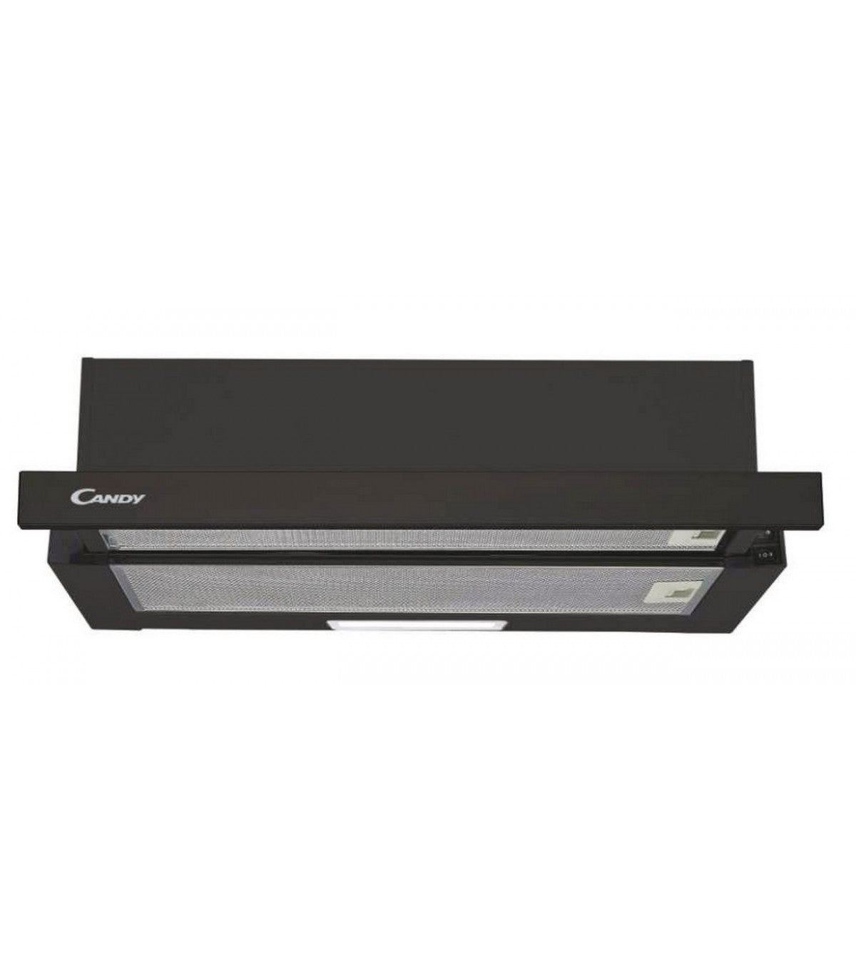 Candy CBT625/2B 60 cm Telescopic Cooker Built-In Hood - Black