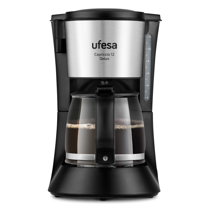 UFESA CG7125 DRIP COFFEE MAKER CAPRICCIO 12 DELUX 680W BLACK