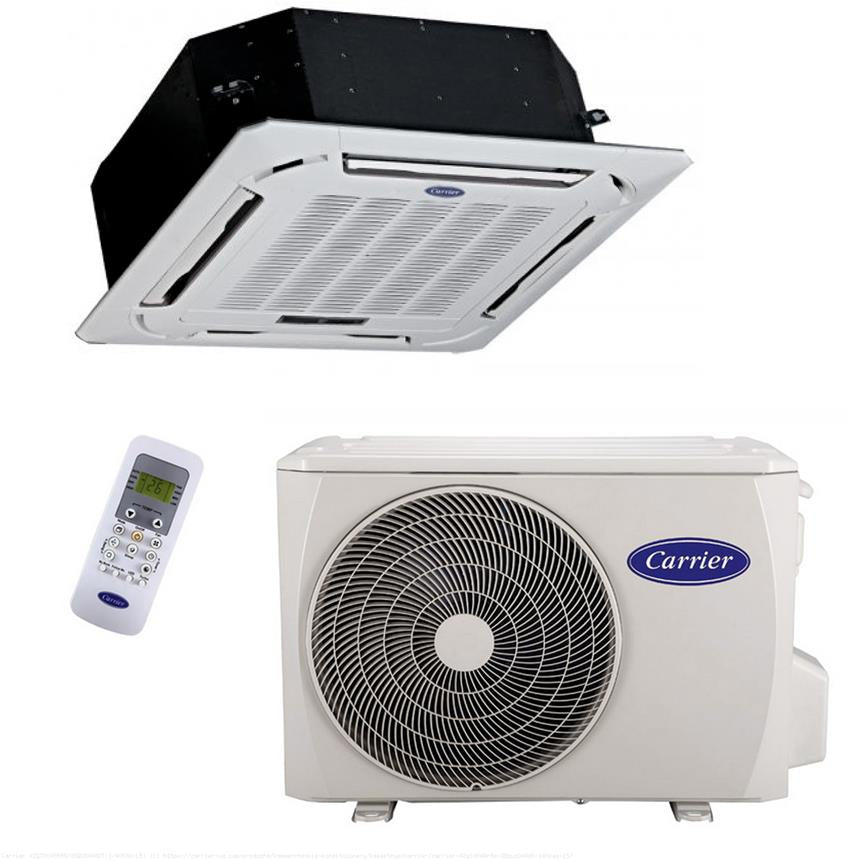 Carrier Cassette 42QTD024D8S+38QUS024D8S (1ph) Air Conditioner 24000 BTU R32 Inverter A++/A+++