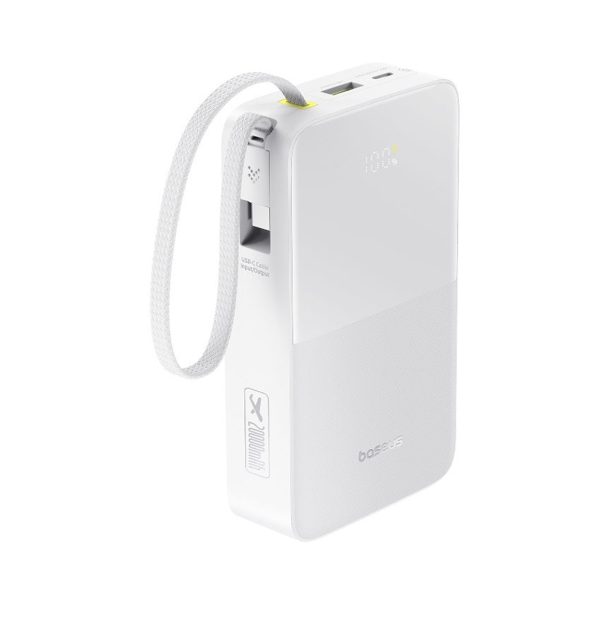 Baseus EnerFill FC51 Bipow2 Pro Powerbank 22.5W 20000mAh + Display White