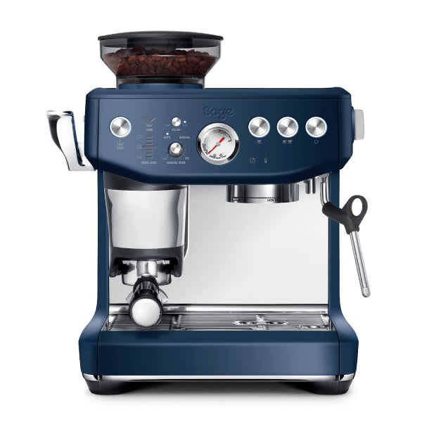 SAGE SES876DBL4GUK1 the Barista Express™ Impress Espresso Coffee Machine Blue