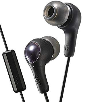JVC Gumy Plus HA-FX7M-B-E Earphones with Microphone Olive Black