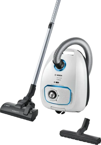 Bosch BGLS4SIL1 Bagged vacuum cleaner ProSilence White