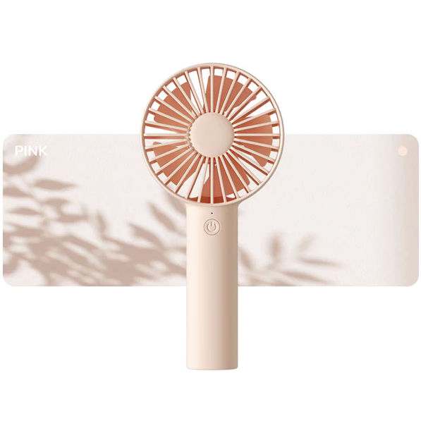 JISULIFE FA21 Handheld Fan Portable Small Fan Pink