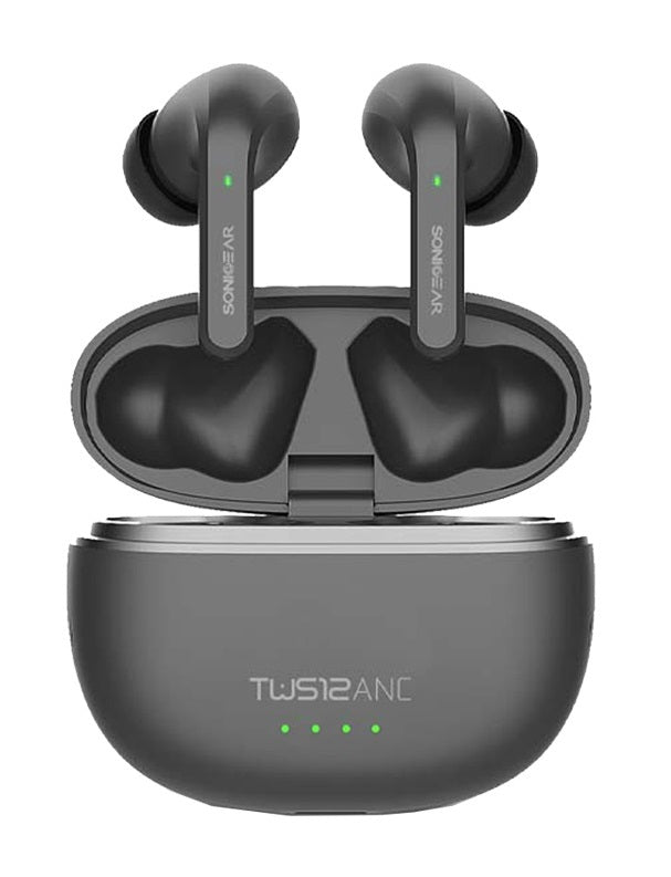 SonicGear EARPUMP TWS 12 ANC Sweatproof Earphones Black