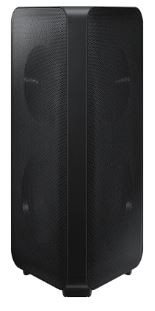 SAMSUNG SOUND TOWER BLUETOOTH 240W, CHANNEL 2, 4 SPEAKERS, BI-DIRECTIONAL SOUND, BUILT-IN BATTERY, WATER RESISTANT (IPX5), BUILT-IN PARTY LIGHTS, DJ EFFECTS, MP3/AAC/WAV/FLAC, AUDIO X1, USB X1, WIRED/ WIRELESS, Black