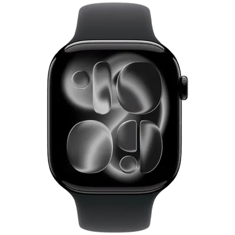 Apple Watch Series 11 42mm Black (Black Rubber Strap S/M)