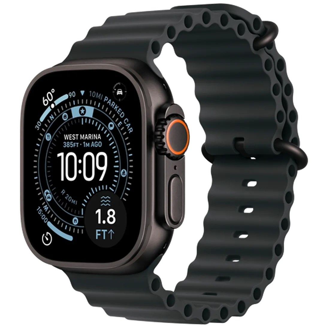 Apple Watch Ultra 3 49mm Black (Ocean Band Black strap)