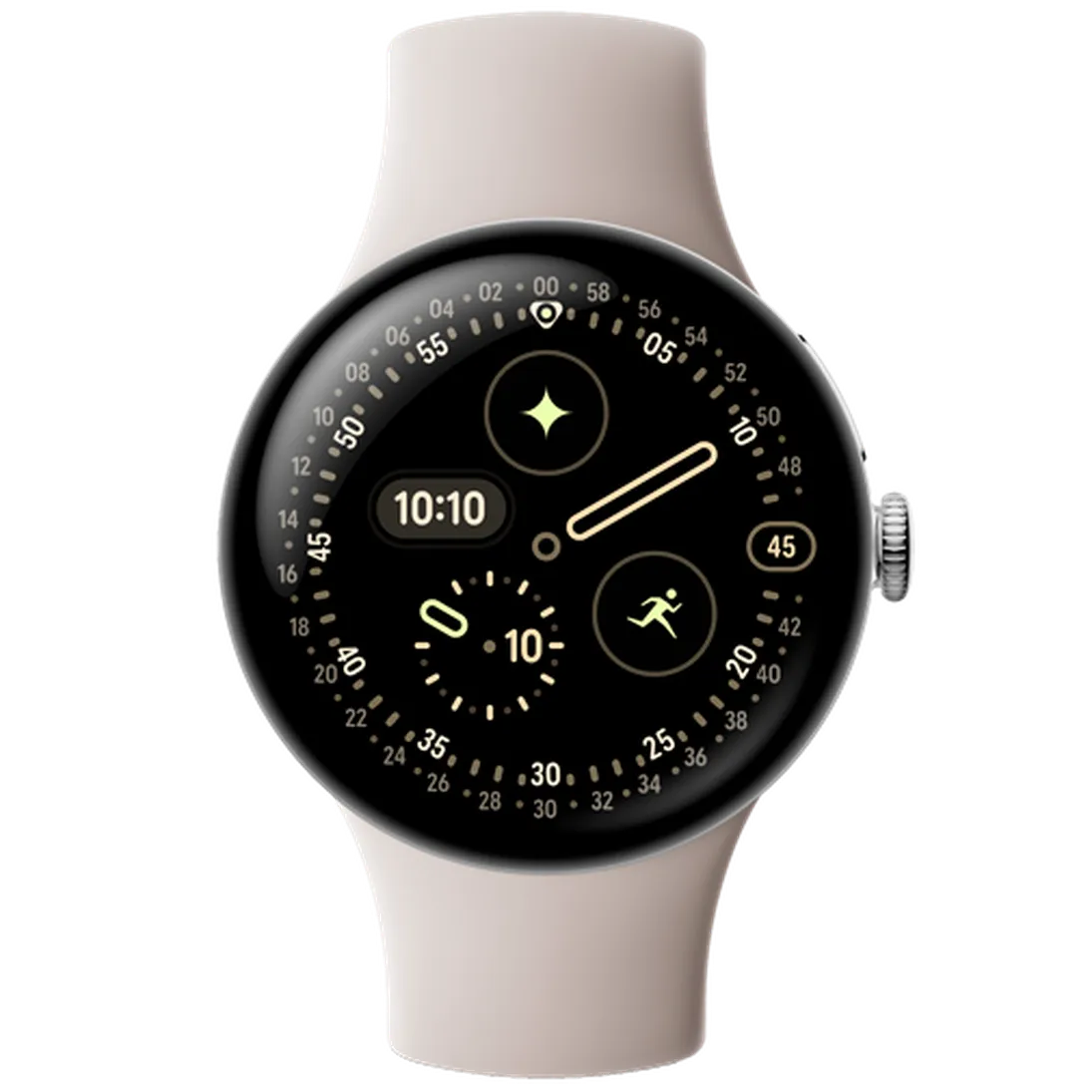 Google Pixel Watch 4 41mm Silver ( Beige Strap )