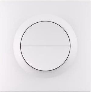 Sonoff Zigbee Smart Wall Mechanical Switch 1-Button 2 Gang White With Matter (no neutral)