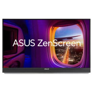 ASUS Monitor Portable ZenScreen 27'' 2K IPS with Desk Clamp/Kickstand Subwoofer USB-C/HDMI MB27ACF