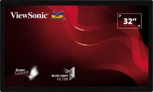 ViewSonic Monitor Touch 32” Open Frame IP65 with 24/7 Operation HDMI/DP TD3207