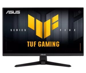 ASUS Monitor TUF Gaming 27″ 2K QHD 165Hz IPS 0.3ms Gaming-AI DP Dual-HDMI Speakers VG27AQE5A