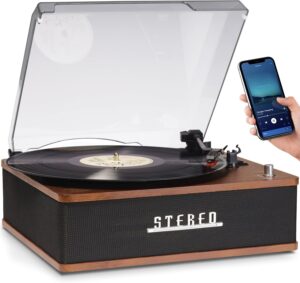 Denver AUDIO Turntable with Built-in Speakers & Bluetooth VPB-262