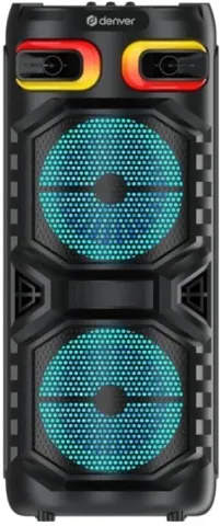 Denver Audio Karaoke Speaker 2 x 8″ woofers BT USB & MicroSD TWS 2400mAh BPS-355