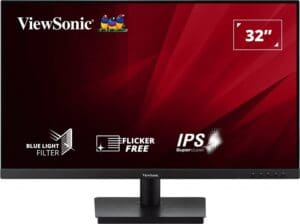 Viewsonic Monitor VA 32″ Full-HD IPS 75Hz HDMI/VGA & Speakers VA3209-MH