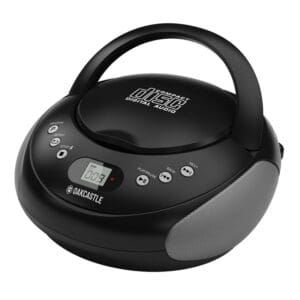 Oakcastle CD250 Portable CD Player Boombox with Bluetooth & FM Radio Mains or Battery Powered
