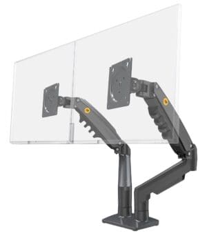 NBMounts F160 Dual Arm Gas Desk Monitor Mount (updated version)