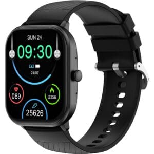 Denver Smartwatch with Call Function, Blood Pressure, SWC-187B Black