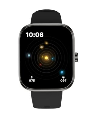 HiFuture LUME PRO Black Sport SmartWatch with AMOLED Always-On Display, Wireless Calling, 7 Day Battery, 1 ATM