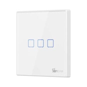 Sonoff T2EU3C-RF Smart Wall Touch Switch 3-Button White