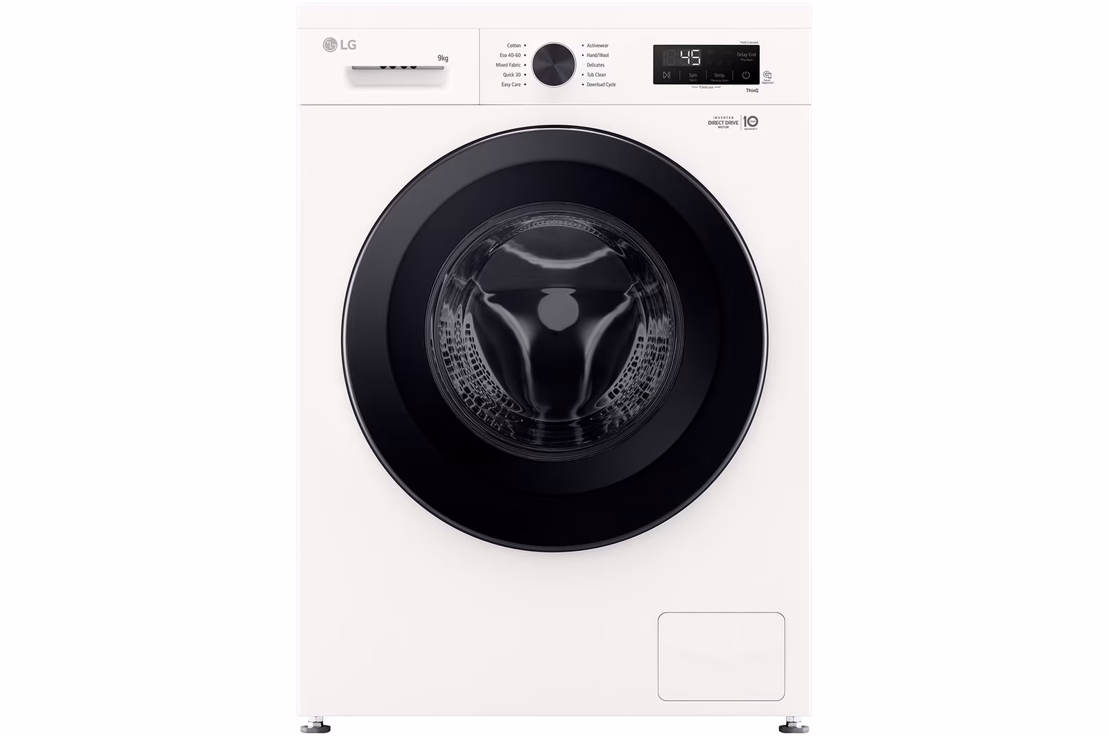 LG F4X1009NWK 6 motion, SteamTM ,Washing Machine , White , 9kg , 5 YEARS GUARNTEE, 10 YEARS GUARANTEE MOTOR