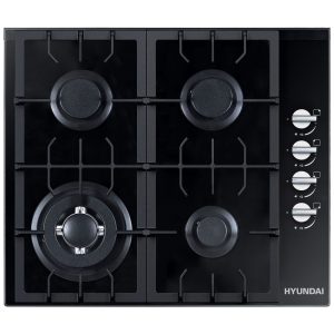 HYUNDAI HYGH-6041G Glass Gas Hobs , 5 YEARS WARRANTY