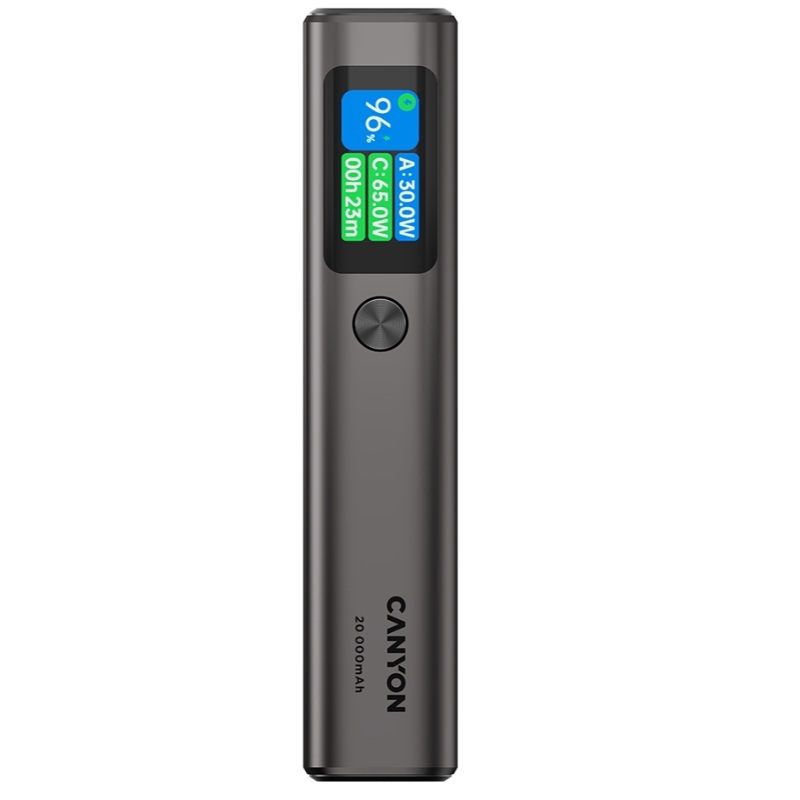 CANYON ONPOWER 230 POWER BANK 20000MAH 130W - GREY