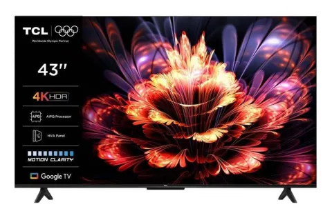 TCL 43V6C LED 4K ULTRA HIGH DEFINITION HDR WITH GOOGLE TV 43''