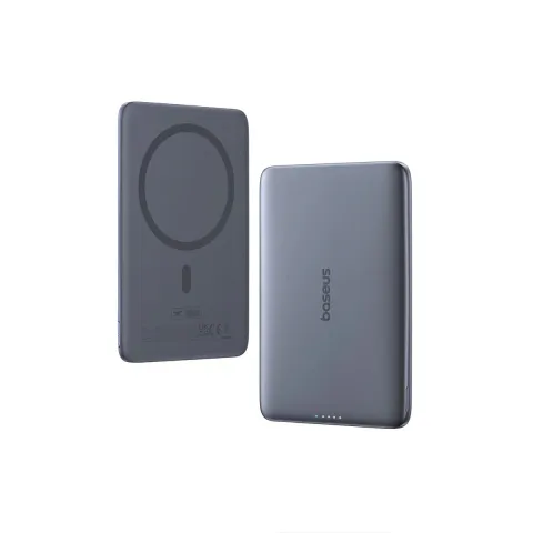 BASEUS POWERBANK WIRELESS 5000MAH - SILVER