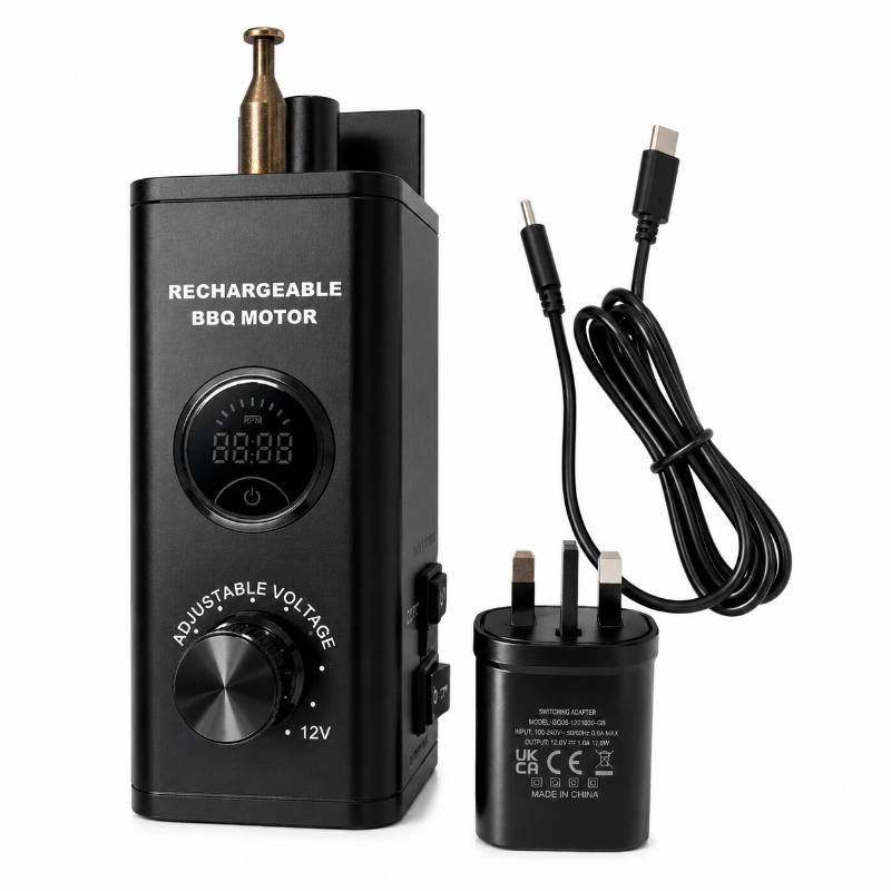 FUOKO RECHARGEABLE BBQ MOTOR WITH TYPE-C