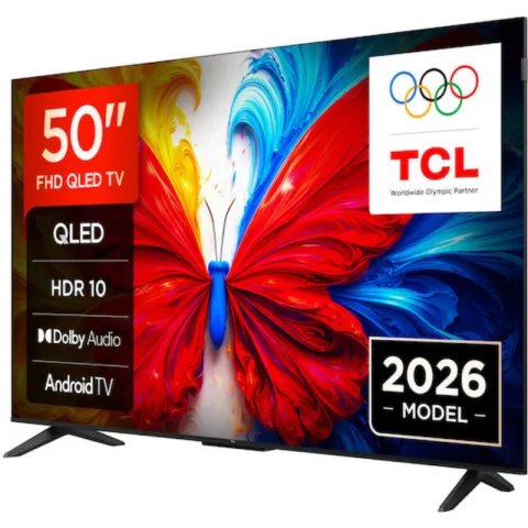 TCL 50" QLED FHD GOOGLE TV - BLACK