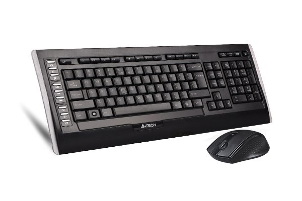 9300F COMBO W/LESS BLACK A4 TECH