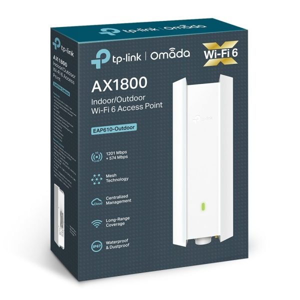 TP-Link AX1800 Outdoor WiFi 6 Access Point – EAP610-Outdoor