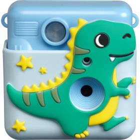 Denver Kids Photo Digital Camera 20MP With Thermal Print KPC-1363BU Blue (Dinosaur)
