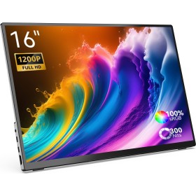 MINIX Monitor Portable Touch 16" Full-HD 100% sRGB USB-C/HDMI, PD, Foldable Stand SF16T