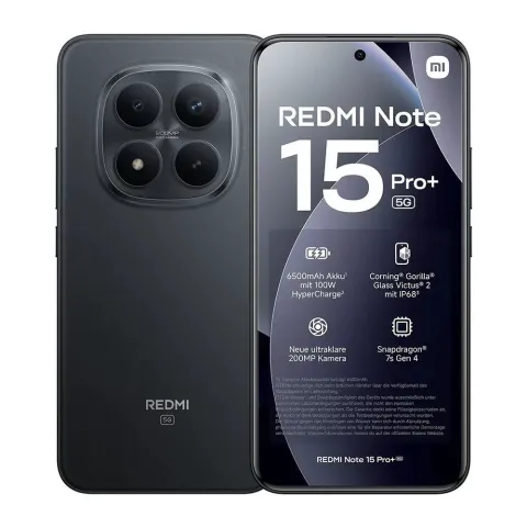 Xiaomi Redmi Note 15 Pro+ 5G 256GB 8GB Black