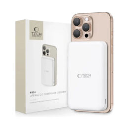 Tech-Protect PB24 LifeMag Qi2 MagSafe Power Bank 10000mah White