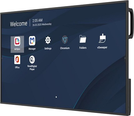 Viewsonic Commercial Display 4K 24/7 Digital Signage 43" Android USB Playback, USB-C/HDMI, Remote Management CDE4314-2C