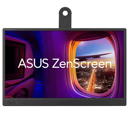 ASUS Monitor Portable ZenScreen 15.6" FHD IPS Anti-Glare 360° Kickstand HDMI Dual USB-C MB169CK