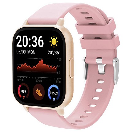Denver Smartwatch with Call Function, Blood Pressure, SWC-176RO Rose