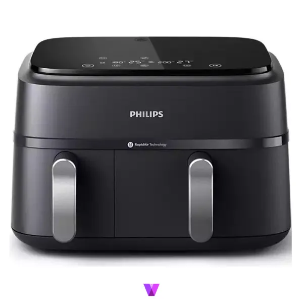 Philips Dual Basket Airfryer 3000 Series - Black