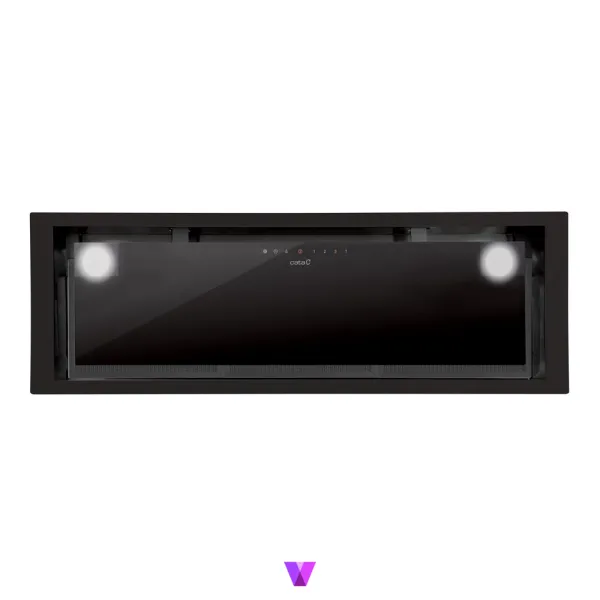 Cata GC Dual Built in Hood - 80cm, Glass Black