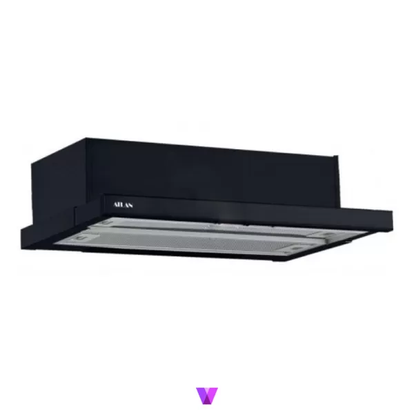 Atlan Sliding Hood - 60cm, Black