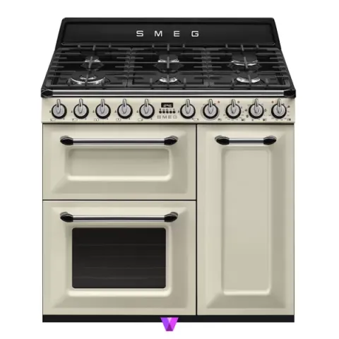 Smeg Gas Electric Cooker 90cm Victoria Series - Beige