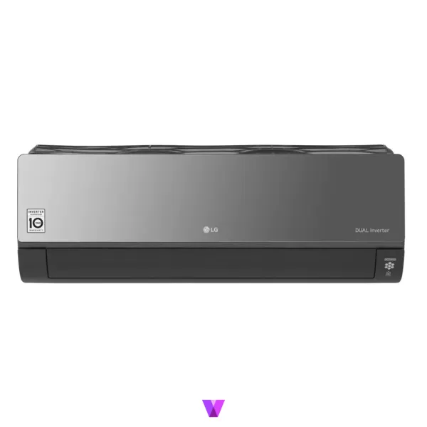 LG Air Condition ArtCool Mirror Series - 18000 BTU, Glass Black